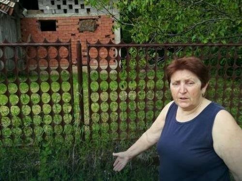 Ljiljana Ilić ispred objekta u kojoj su bili prasici koji su ukradeni, Foto: Privatna arhiva