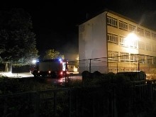 Пожар у школском дворишту