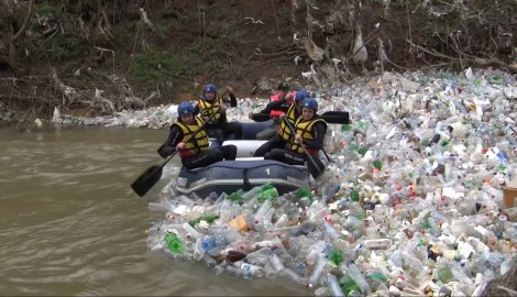 Katastrofa: Južna Morava blokirana smećem