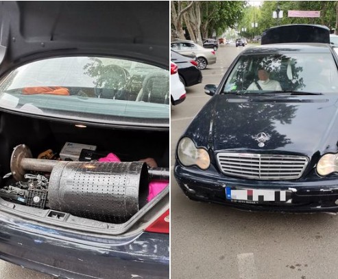 Neobično: Stariji muškarac ukrao uličnu kantu za smeće i ubacio u gepek svog automobila