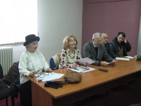 Детаљ са седнице Скупштине Удружења писаца општине Лесковац