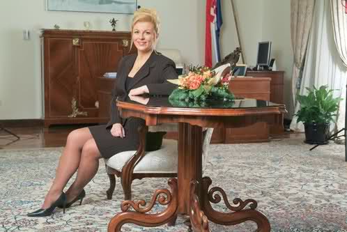 Прва жена председник, у историји Хрватске