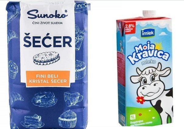 Влада Србије одредила максималне цене шећера и млека