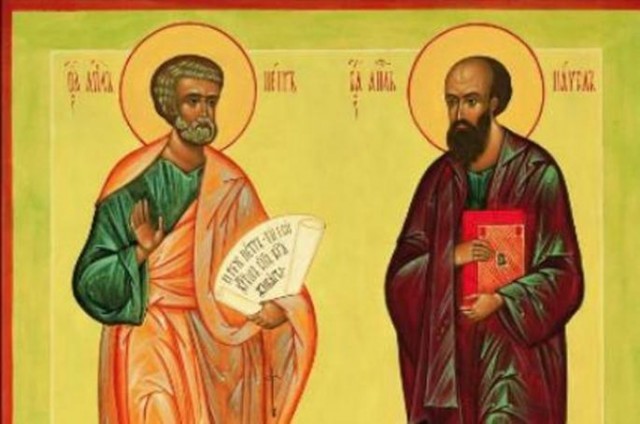 Празник посвећен Светим апостолима Петру и Павлу