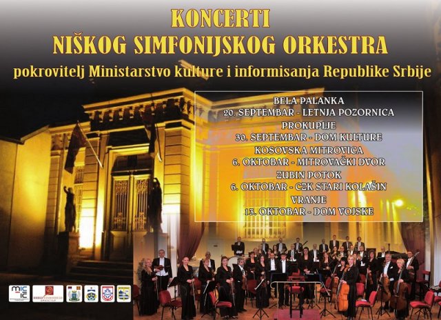 Niški simfoničari večeras u Vranju