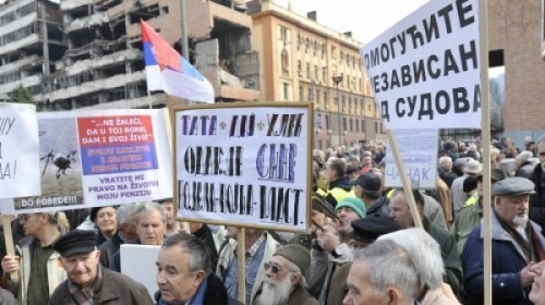 Протест војних пензионера 18. марта у Нишу