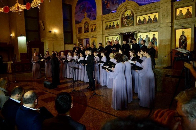 Koncert hora "Branko" i shi-arhimandrita Serafima Bit-Haribija u hramu Svetog cara Konstantina i carice Jelene