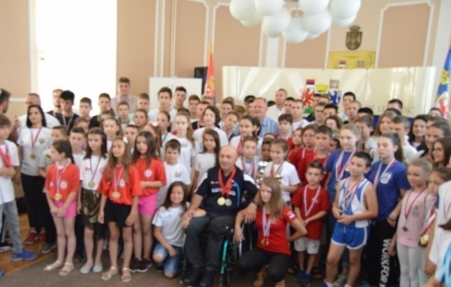 Пријем за младе спортисте Лесковца