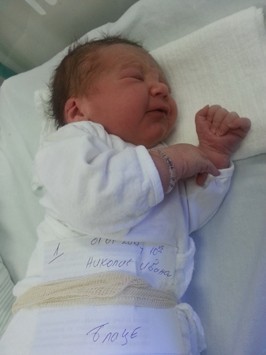 Prvo pa muško: Marko - prva beba rođena u 2013.u Prokuplju