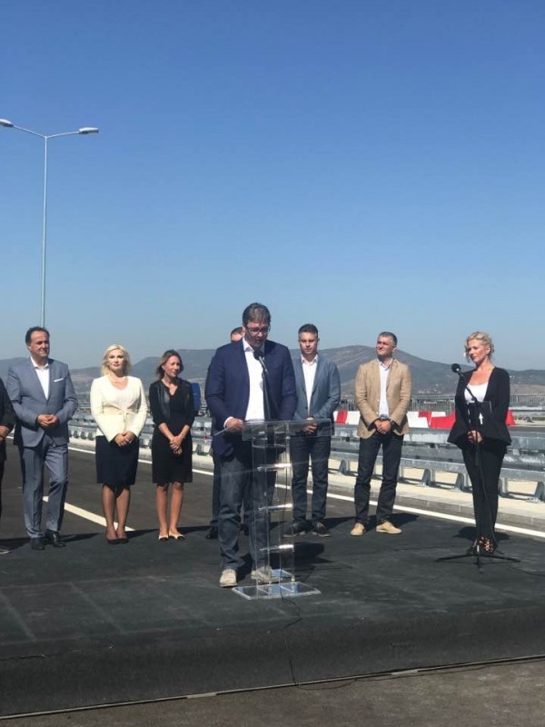 Uz "osmeh od 30 kilometara", Vučić otvorio deonicu puta Pirot–Dimitrovgrad